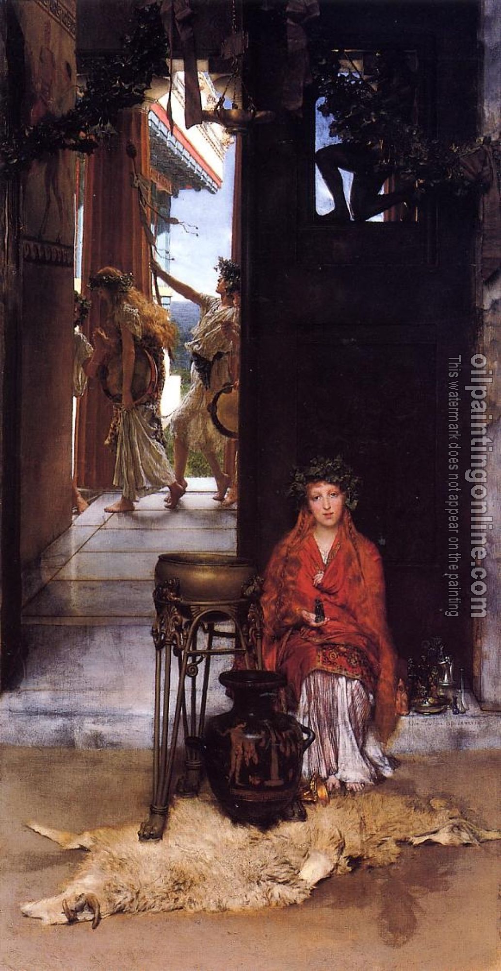 Alma-Tadema, Sir Lawrence - The Way to the Temple